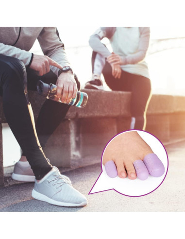 Protectores de Dedos de Gel Povihome - Alivio Dolor Callos Ampollas