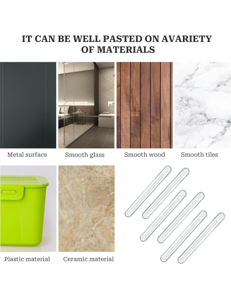 Protector de Pared de Silla MOZEAT LENS - 6 Bumpers Transparentes de PVC