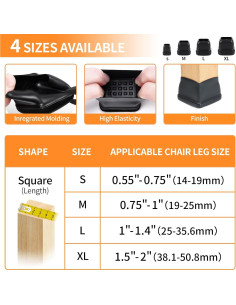 Deslizadores de Teflón Ezprotekt XL para Patas de Muebles 8 Pcs 2