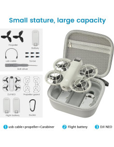 Funda de Transporte BEHORSE para Drone DJI Neo Impermeable 2