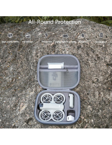 Bolsa de Almacenamiento para Drone DJI Neo - Funda Dura Gris