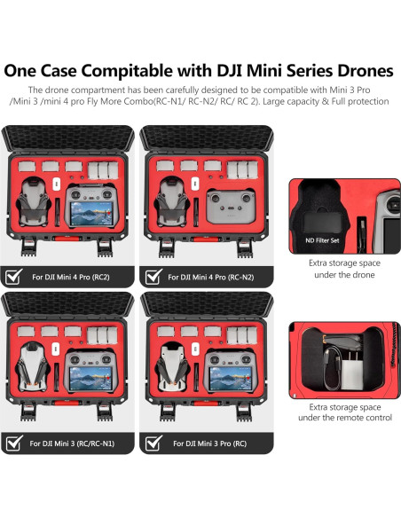 Funda Dura Impermeable STARTRC para DJI Mini 3 Pro y 4