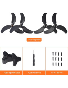 4 Hélices 3032S para Dron DJI Avata 2 + Estuche de Almacenamiento 2