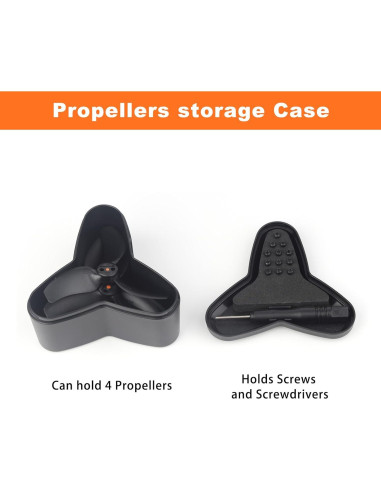 4 Hélices 3032S para Dron DJI Avata 2 + Estuche de Almacenamiento