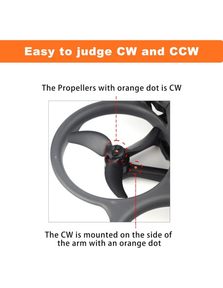 4 Hélices 3032S para Dron DJI Avata 2 + Estuche de Almacenamiento