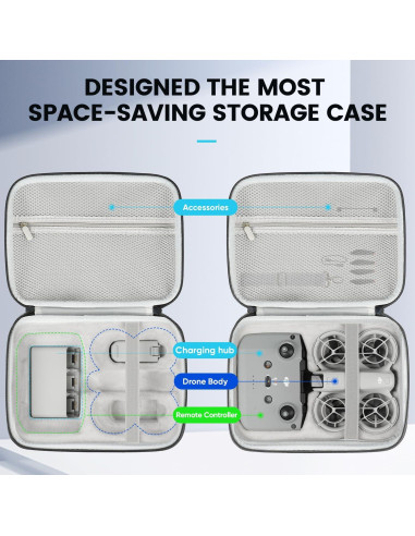 Funda Dura de Transporte GAGITERVR N3 para DJI Neo Drone