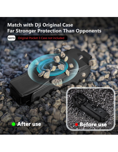 Funda Protectora para DJI Osmo Pocket 3 STARTRC - 3 Ranuras Filtros