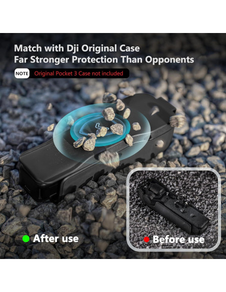 Funda Protectora para DJI Osmo Pocket 3 STARTRC - 3 Ranuras Filtros