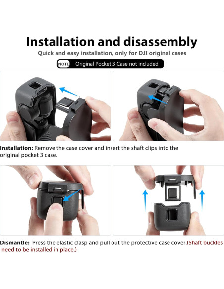 Funda Protectora para DJI Osmo Pocket 3 STARTRC - 3 Ranuras Filtros