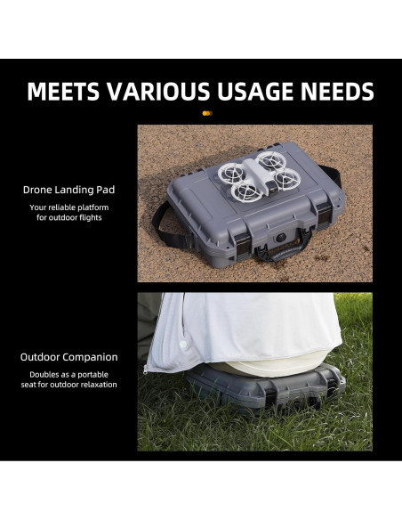 Funda Dura Impermeable BRDRC para Dron DJI Neo - Caqui