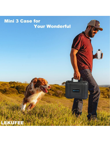 Caja Dura Impermeable Lekufee para Accesorios DJI Mini 3 Pro