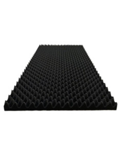 Paneles Acústicos de Espuma de Huevos YJ-JDM-1P 121.9x60.9 cm Negro