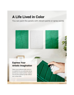 Paneles Aislantes de Sonido Topnaca 6 Piezas 43x30cm Blanco 2