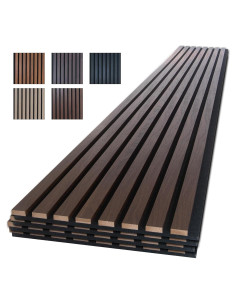 Paneles Acústicos de Madera NeatiEase 4 Piezas 243.84x32 cm