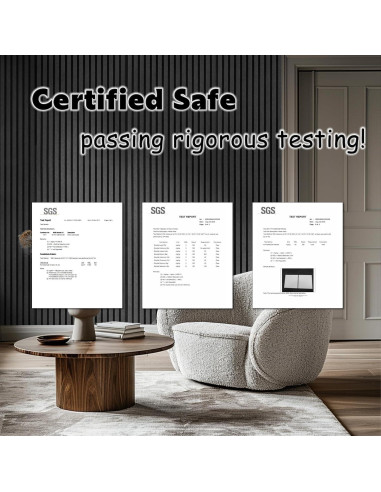 Paneles Acústicos FurnoFlexArt 120x60 cm Gris Luz de Luna