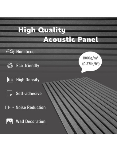 Paneles Acústicos FurnoFlexArt 120x60 cm Gris Luz de Luna