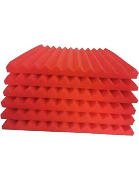 Paquete de 52 Paneles Acústicos YDHTDLHC 30x30 cm Alta Densidad