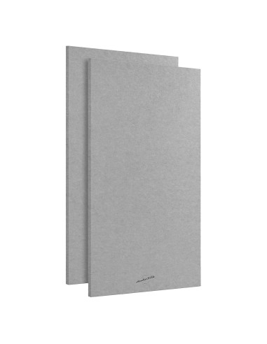 Paneles Acústicos AudioSilk 2 Pzas 116.8x58.4cm Gris Medio