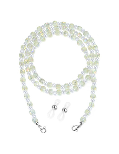 Cadena de Gafas REVEMCN Amarilla 76 cm para Mascarillas