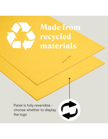 Paneles Acústicos AudioSilk 2 Pzas 116.8x58.4cm Gris Medio