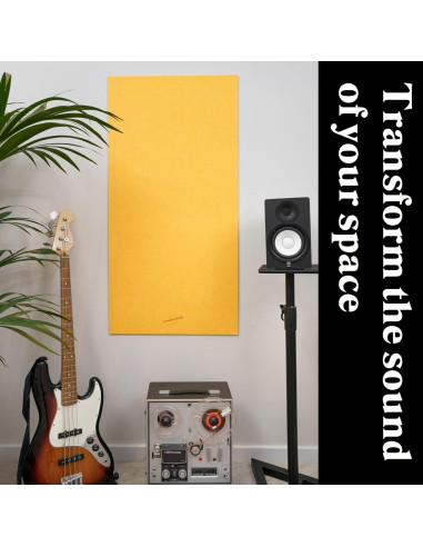 Paneles Acústicos AudioSilk 2 Pzas 116.8x58.4cm Gris Medio