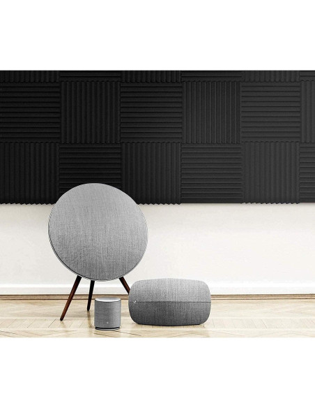 Paneles Acústicos de Espuma 2Pack 61x122cm Negro Aislante