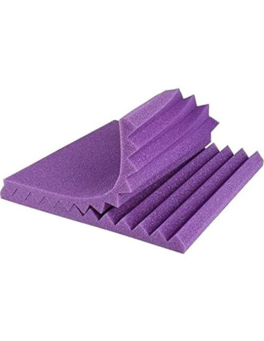 52 Paneles de Espuma Acústica 30x30x2.5cm Aislamiento Sonoro