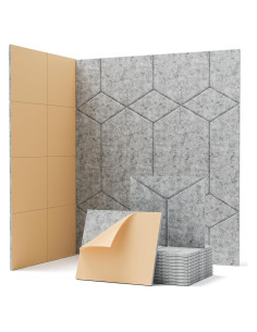 Paneles Acústicos Aislantes Autoadhesivos Soundsbay 12 Piezas 30.48x25.4cm