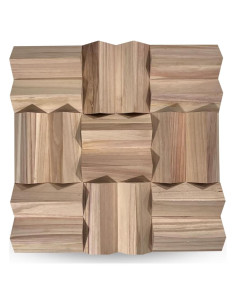 Difusor Acústico de Madera SoundAssured - Cuña 60x60cm