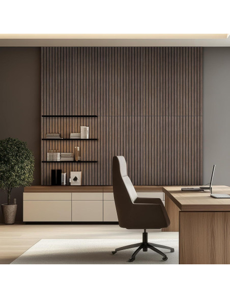 Panel Acústico UMIACOUSTICS 6 Piezas 120x60 cm Color Nogal