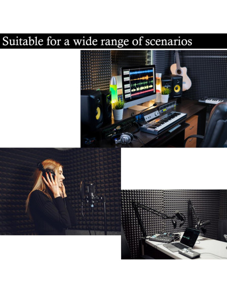 Paquete de 2 Paneles Acústicos Tatoa 121.9x61x5.1 cm Aislantes Paquete de 2 Paneles Acústicos Tatoa 121.9x61x5.1 cm Aislantes