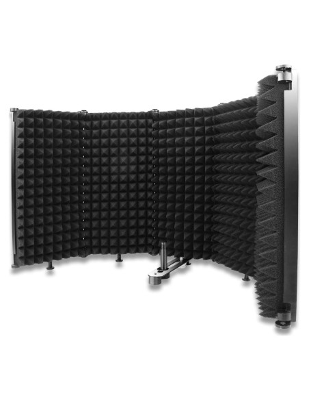 Escudo de Aislamiento de Micrófono WeiBonD 5 Paneles Plegables Escudo de Aislamiento de Micrófono WeiBonD 5 Paneles Plegables