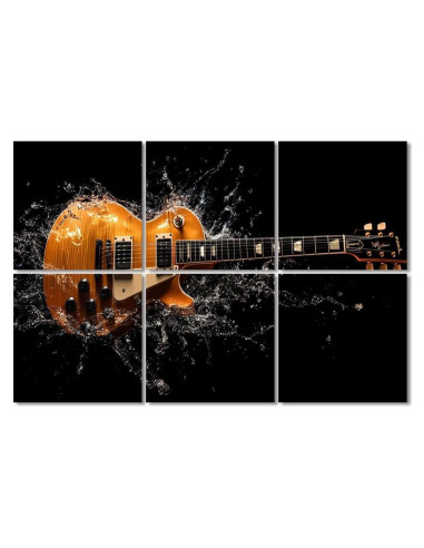 Paquete de 6 Paneles Acústicos Art 182x122 cm Aislantes Sonido