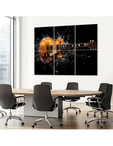 Paquete de 6 Paneles Acústicos Art 182x122 cm Aislantes Sonido