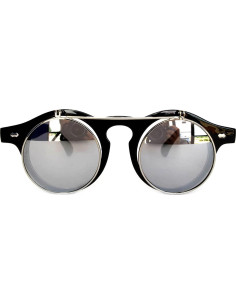 Gafas de Sol Steampunk Retro Góticas Plegables UV400 2