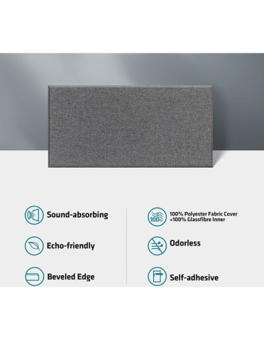 Paneles Acústicos UMIACOUSTICS 4 PCS 60x30 cm 5 cm Grosor