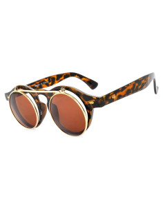 Gafas de Sol Steampunk Retro Góticas Plegables UV400