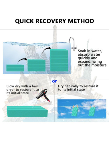 Paneles Acústicos Insonorización 50 Pack 30.48x30.48x5.08cm Azul
