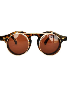 Gafas de Sol Steampunk Retro Góticas Plegables UV400 2