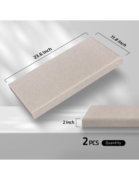 Paneles Acústicos UMIACOUSTICS 60x30 cm Lino 2 PCS Autoadhesivos Paneles Acústicos UMIACOUSTICS 60x30 cm Lino 2 PCS Autoadhesivos