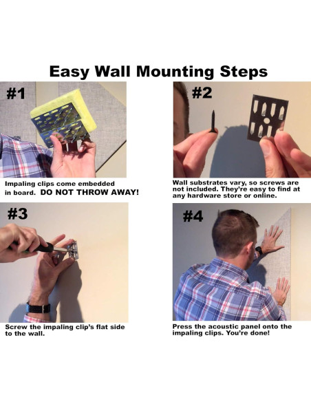 Panel Acústico ADW Rectangular 121.9x60.9x5.1 cm Negro Panel Acústico ADW Rectangular 121.9x60.9x5.1 cm Negro