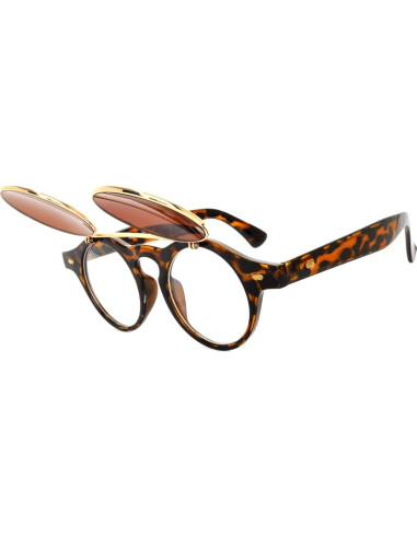 Gafas de Sol Steampunk Retro Góticas Plegables UV400