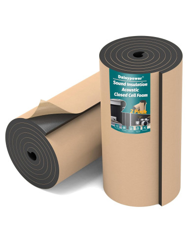 Paquete de 2 Paneles Aislantes Acústicos Daisypower 10mm