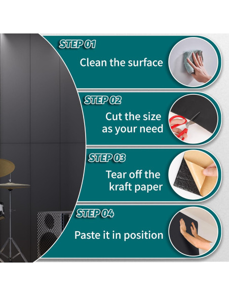 Paquete de 2 Paneles Aislantes Acústicos Daisypower 10mm