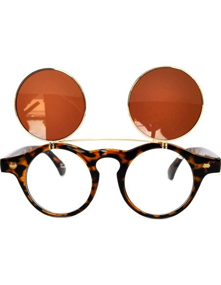 Gafas de Sol Steampunk Retro Góticas Plegables UV400