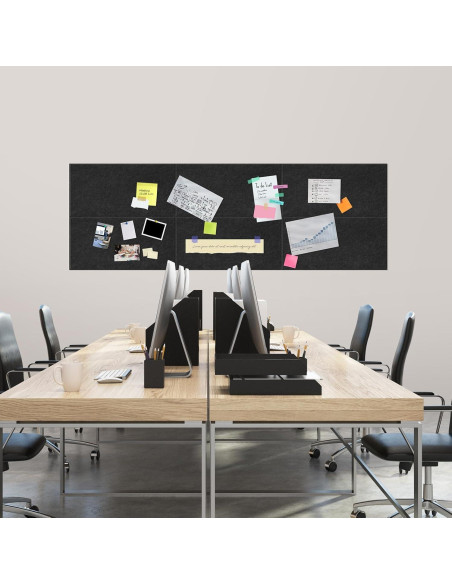 Paquete de 6 Paneles Acústicos DrKlang 60x30 cm Negro