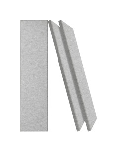 Paneles Acústicos BUBOS 2 PCS 121.9x30.5cm Autoadhesivos Gris
