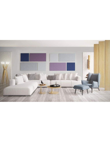 Panel Acústico ADW Cuadrado Blanco 61x61 cm - Absorción Sonido