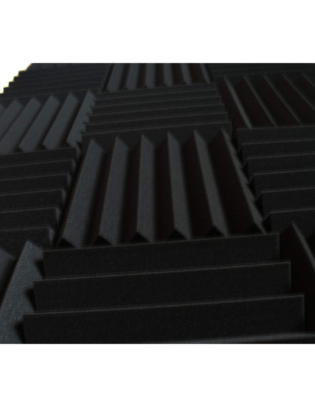 Espuma Acústica Negra Xinglong 30x30cm 24 Pack Aislamiento Sonoro