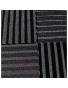 Paneles Acústicos DOWNSOUND 24 Pack 30x30 cm Aislantes Carbón 2